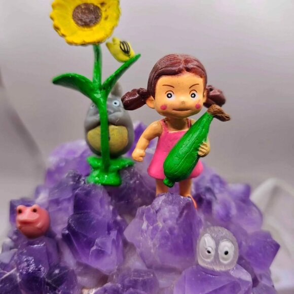 Nature Amethyst Points Totoro Decors Light - Picture 4 of 10